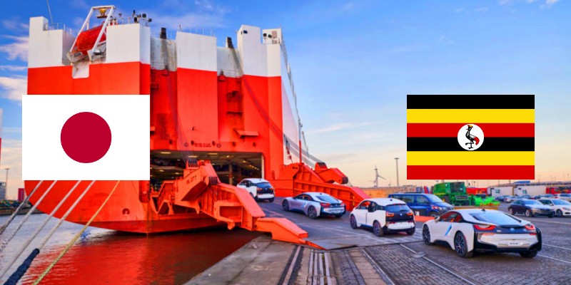 Car shipping from Japan to Uganda